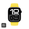Crong Liquid - Каишка за Apple Watch 38/40/41/42 мм (жълта)