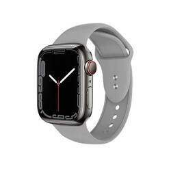 Crong Liquid - Strap for Apple Watch 42/44/45/49 mm (grey)