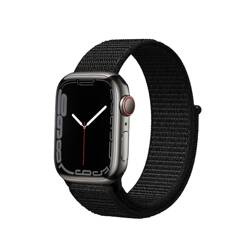 Crong Reflex - Opaska sportowa do Apple Watch 42/44/45/49 mm (czarny)
