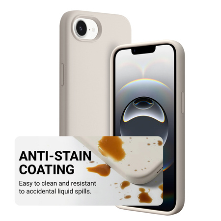 Μαγνητική θήκη Crong Color Cover - iPhone 16e MagSafe Case (πέτρινο μπεζ)