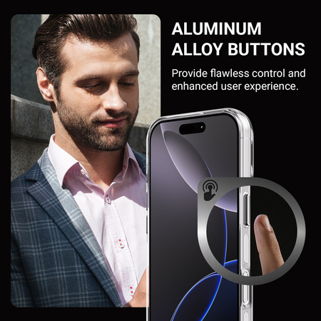 Crong Clear MAG Pro - iPhone 15 Pro MagSafe Case (Clear)