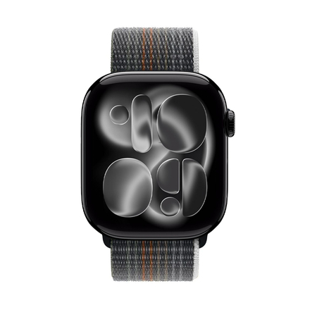 Crong Nylon - Sportarmband für Apple Watch 44/45/46/49 mm (Midnight Run)