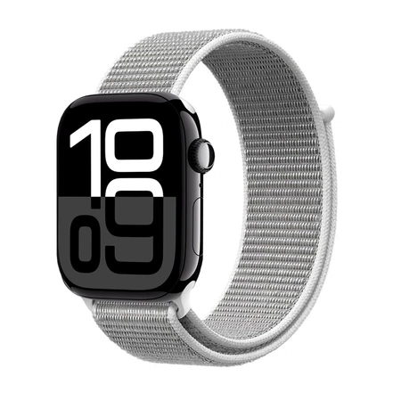 Crong Nylon - Sports Strap for Apple Watch 38/40/41/42 mm (Silver Grey)