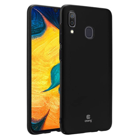 Crong Smooth Skin - Samsung Galaxy A30 Case (black)