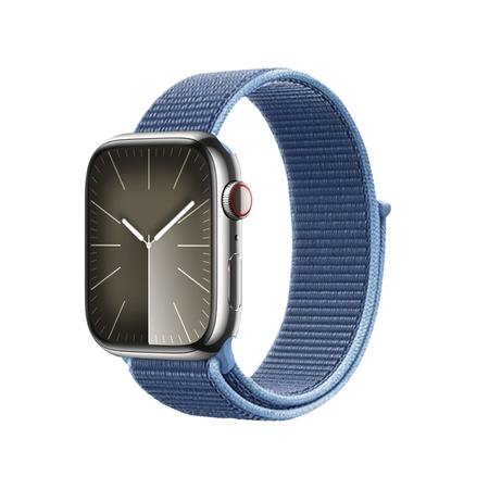 Crong Nylon – Correa deportiva para Apple Watch 38/40/41/42 mm (azul océano)
