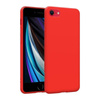 Etui Crong Color Cover do iPhone SE 2020 / 8 / 7 Silikonowe Czerwone z Mikrofibrą