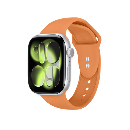 Crong Liquid - Correa para Apple Watch de 38/40/41/42 mm (naranja)
