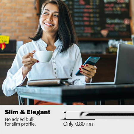 Etui Crong Crystal Slim Cover do Huawei P40 Przezroczyste Plecki
