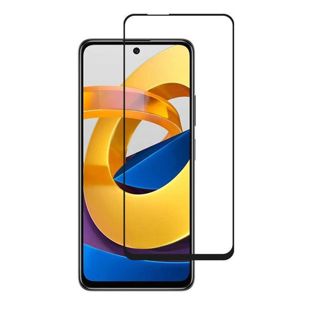 Crong 7D Nano Flexible Glass - Vetro ibrido infrangibile 9H per Xiaomi POCO M4 Pro 5G a schermo intero