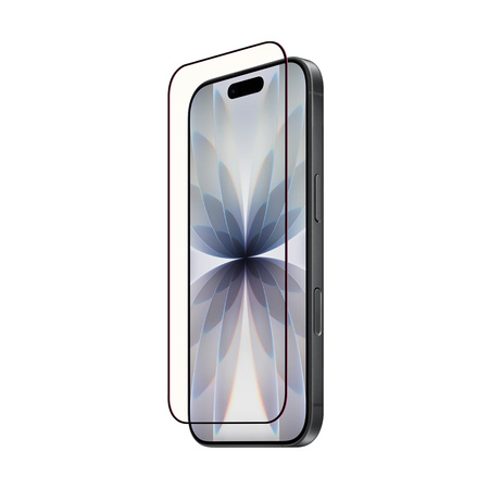 Crong OptiRed Glass - Tempered glass with blue light filter iPhone 17