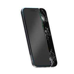 Crong Nano Glass - Niepękające szkło hybrydowe iPhone 15