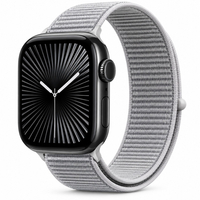 Crong Nylon - Sport Band for Apple Watch 44/45/46/49 mm (Silver Gray)