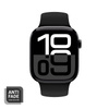 Pasek Crong Liquid do Apple Watch 42/41/40/38 mm Czarny Silikonowy