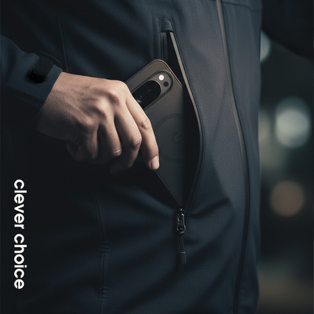 Crong Hybrid Matte Magnetic - MagSafe калъф за Google Pixel 10 Pro XL (черен)
