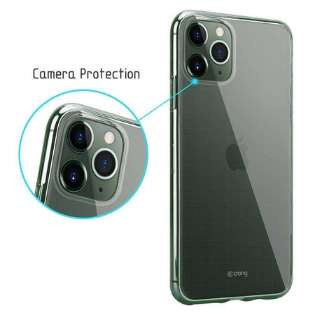 Crong Crystal Slim Cover - Etui iPhone 11 Pro Max (przezroczysty)