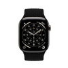 Cinturino Crong Wave - Cinturino intrecciato per Apple Watch 44/45/46/49 mm (nero)