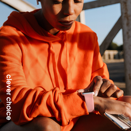 Crong Liquid - Strap for Apple Watch 38/40/41/42mm (Salmon)