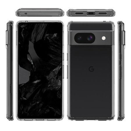 Κάλυμμα Crong Crystal Shield - θήκη Google Pixel 8A (Διαφανής)