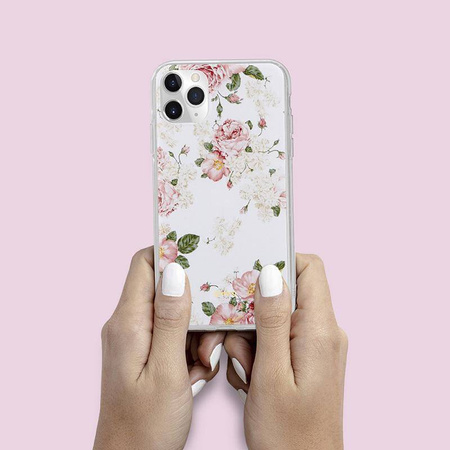 Etui Crong Flower Case do iPhone 11 Pro Kolorowe Plecki Kwiaty Kobiece 02