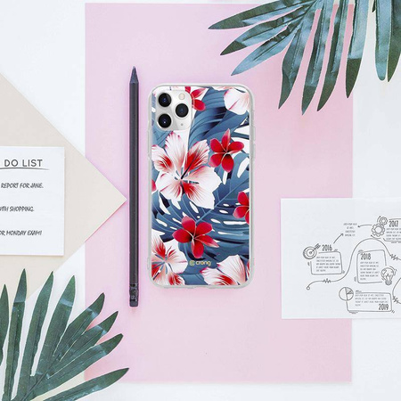 Etui Crong Flower Case do iPhone 11 Pro Kolorowe Plecki Kwiaty Kobiece 03