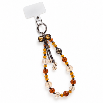 Crong Phone Charm Gold Bow – Wrist Phone Strap with Decorative Bow