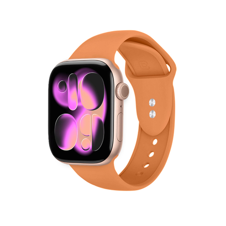 Curea Crong Liquid pentru Apple Watch 38/40/41/42 mm (portocaliu)