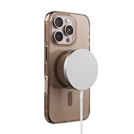 Etui Crong Clear MAG Pro do iPhone 16 Pro Max MagSafe Pustynne Bezbarwne