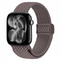 Crong Wave Band - Fonott szíj Apple Watch 38/40/41/42 mm-hez (barna)