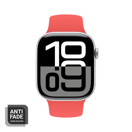 Crong Liquid - Apple Watch szíj 38/40/41/42 mm (korall)