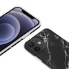 Etui Crong Marble Case do iPhone 12 Mini Czarne Plecki Marmur Modne