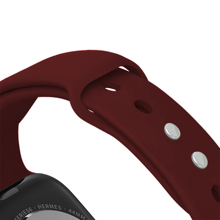 Crong Liquid - Λουράκι για Apple Watch 38/40/41/42 mm (μπορντό)
