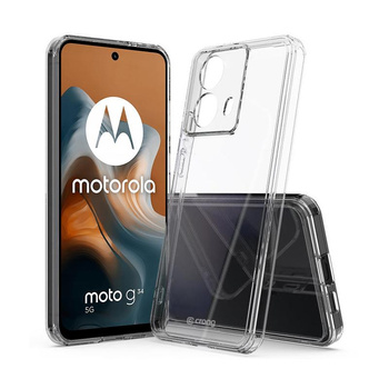 Crong Crystal Shield Abdeckung - Motorola Moto G34 Gehäuse (Transparent)