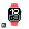 Pasek Crong Liquid do Apple Watch 42/41/40/38 mm Koralowy Silikonowy