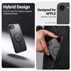 Etui CRONG Hybrid MATTE™ Magnetic MagSafe do iPhone 17e / 16e czarne