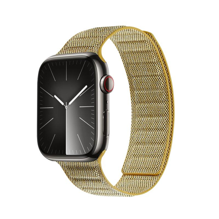 Crong Melange - Correa magnética para Apple Watch 38/40/41/42 mm (amarillo jaspeado)