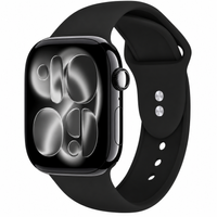 Crong Liquid - Apple Watch szíj 38/40/41/42 mm (fekete)