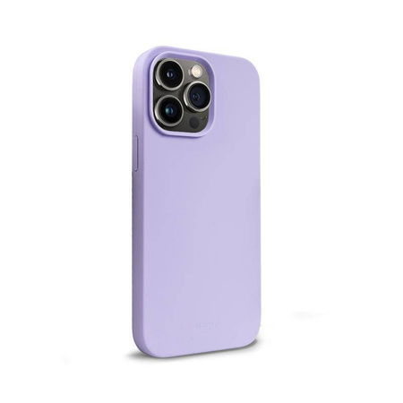 Crong Color Cover Magnetic - Silikonhülle mit MagSafe für iPhone 14 Pro (lila)