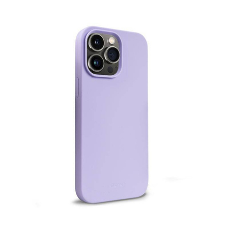Crong Color Cover Magnetic - Θήκη σιλικόνης με MagSafe για iPhone 14 Pro Max (μοβ)