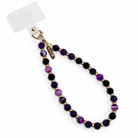 Crong Phone Charm Purple Agate – dragonne de téléphone avec agate naturelle