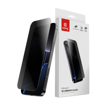 Sticlă securizată Crong Privacy 3D Armor Glass pentru iPhone 16 / iPhone 15