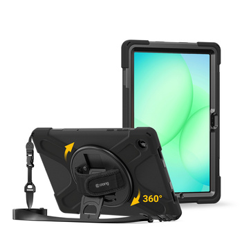 Crong Defender Plus - Custodia blindata per Samsung Galaxy Tab A11+ 10.9" (nero)