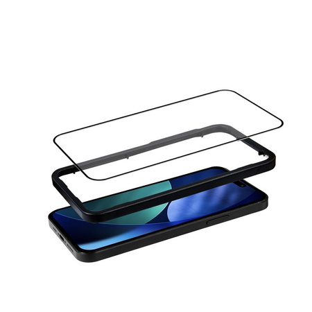 Crong 3D Armor Glass - Vidrio templado iPhone 17 Pro Max + marco de instalación