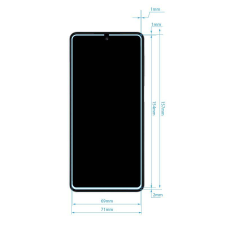Crong 7D Nano Flexible Glass - υβριδικό γυαλί 9H για ολόκληρη την οθόνη του Samsung Galaxy M52 5G