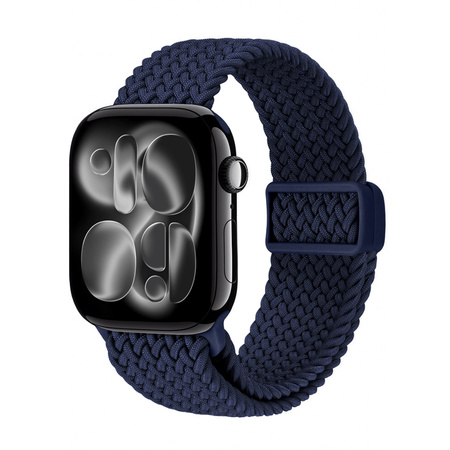 Crong Wave Band - Braided strap for Apple Watch 38/40/41/42 mm (navy blue)