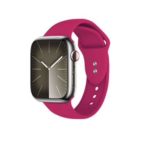 Crong Liquid - Strap for Apple Watch 42/44/45/49 mm (raspberry)