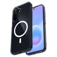 Etui CRONG Anti-Yellow Hybrid Clear Magnetic MagSafe do Galaxy A57 nieżółknące
