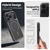 Etui CRONG Hybrid MATTE™ Magnetic MagSafe do iPhone 18 Pro Max / 17 Pro Max szare