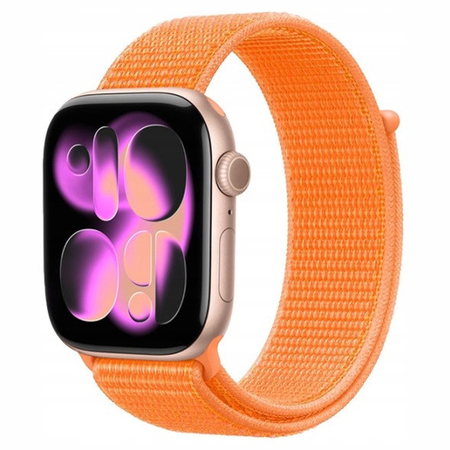 Crong Nylon - Sport Band for Apple Watch 38/40/41/42 mm (Tropical Orange)