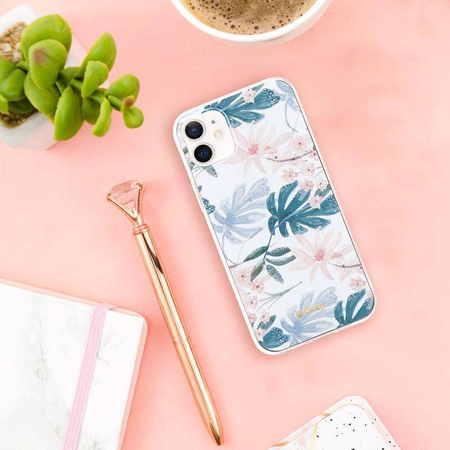 Crong Flower Case - iPhone 12 Mini Hülle (Muster 01)