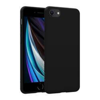 Crong Color Cover - Custodia per iPhone SE (2022/2020) / 8 / 7 (nero)